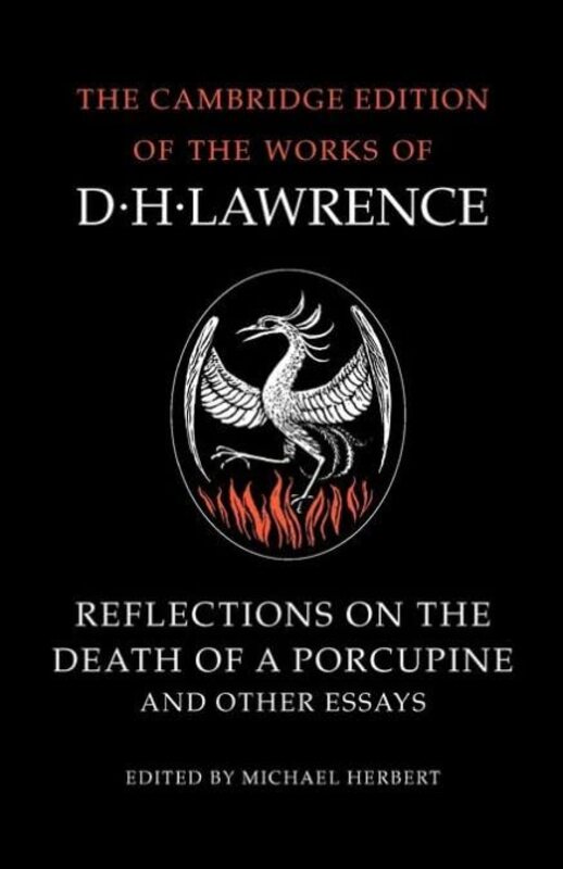 Book cover for "Reflections on the Death of a Porcupine and Other Essays" by DH Lawrence