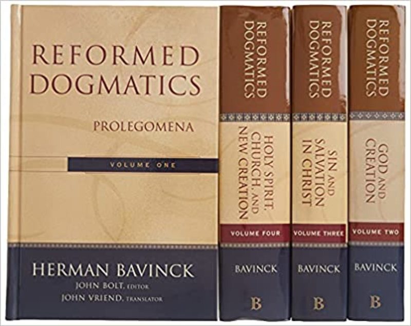 Book cover for "Reformed Dogmatics" by Herman Bavinck