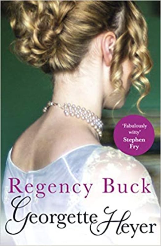 Book cover for "Regency Buck" by Georgette Heyer