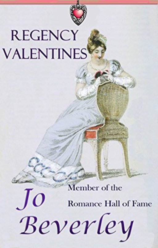 Book cover for "Regency Valentines" by Jo Beverley