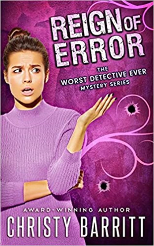 Book cover for "Reign of Error" by Christy Barritt