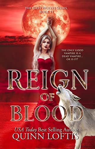 Book cover for "Reign of Blood" by Quinn Loftis
