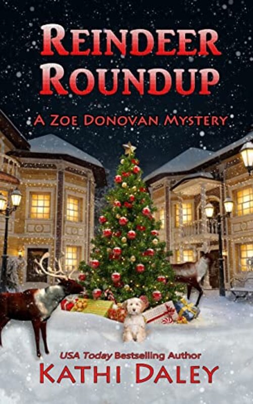 Book cover for "Reindeer Roundup" by Kathi Daley