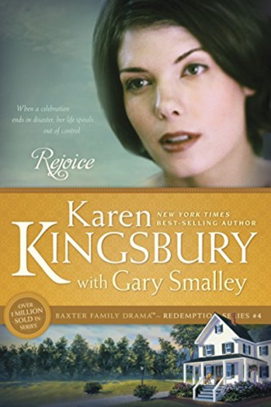 Book cover for "Rejoice" by Karen Kingsbury