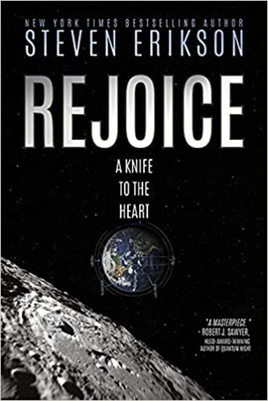 Book cover for "Rejoice, a Knife to the Heart" by Steven Erikson