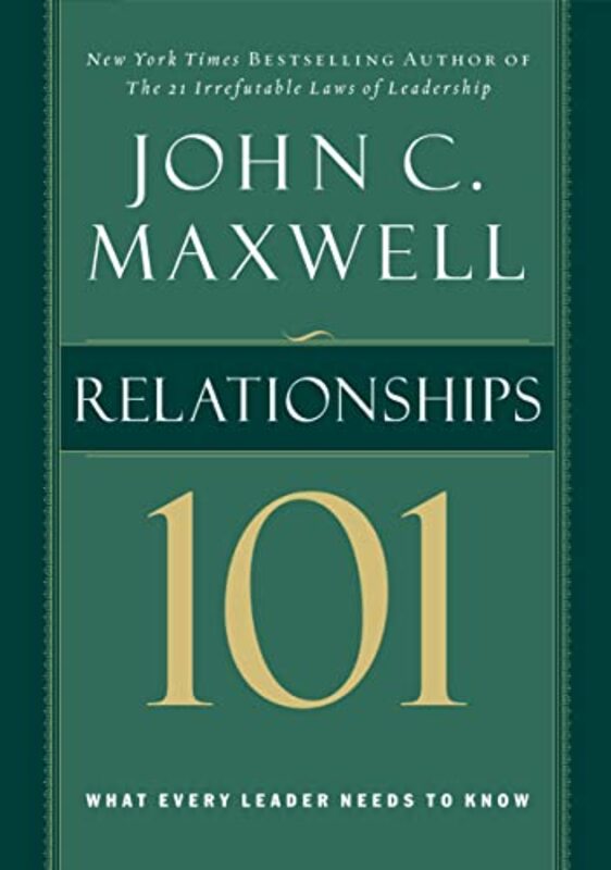 Book cover for "Relationships 101" by John C Maxwell