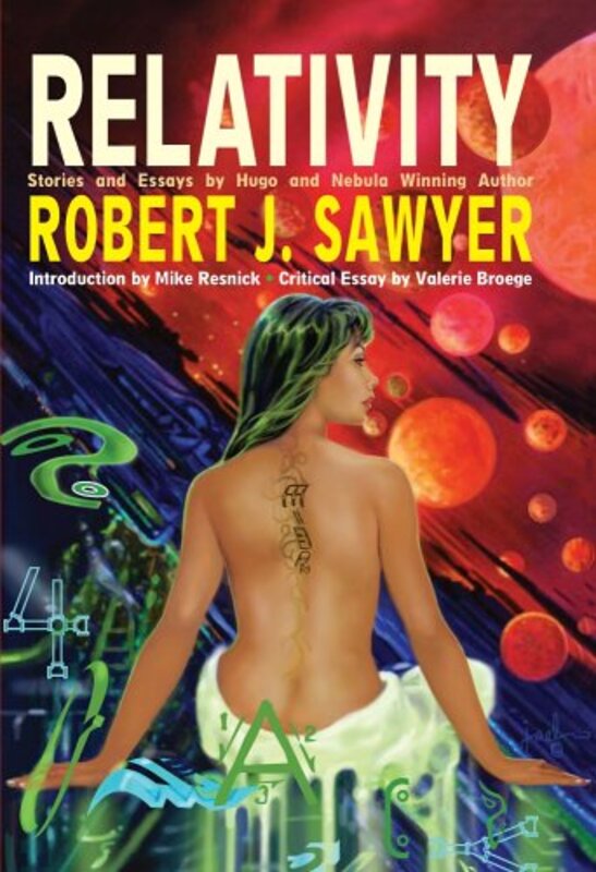 Book cover for "Relativity" by Robert J Sawyer