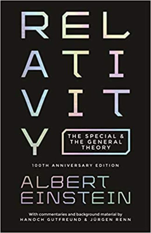 Book cover for "Relativity" by Albert Einstein