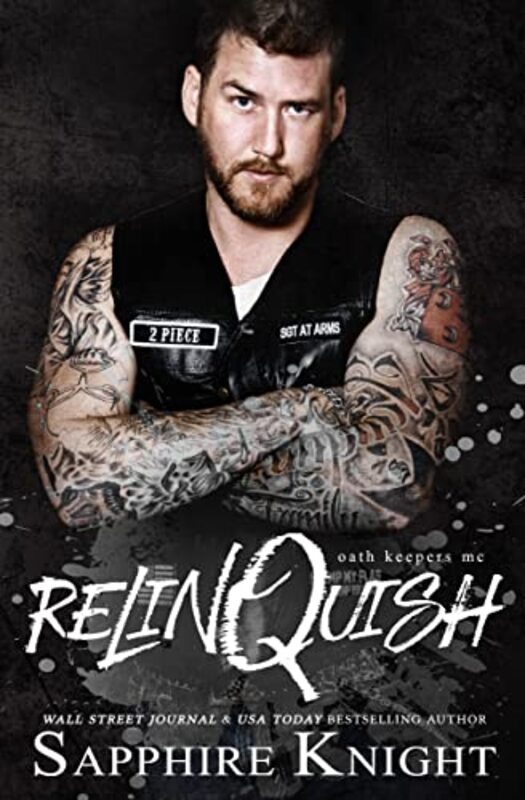 Book cover for "Relinquish: Oath Keepers MC" by Sapphire Knight