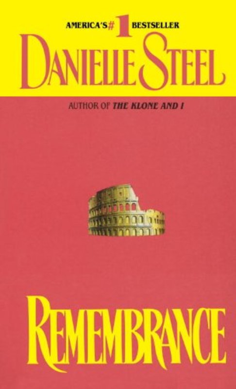 Book cover for "Remembrance" by Danielle Steel