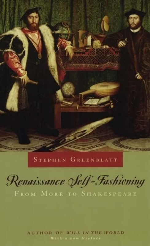 Book cover for "Renaissance Self-Fashioning" by Stephen Greenblatt