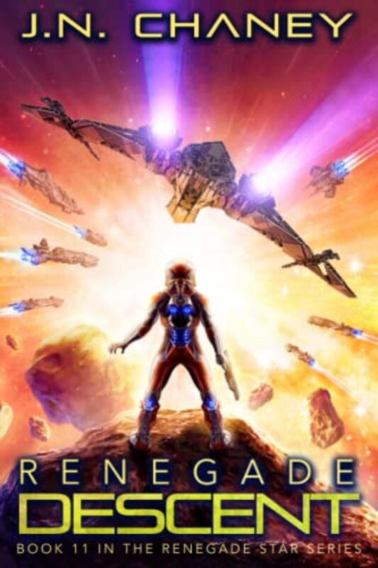 Book cover for "Renegade Descent" by JN Chaney