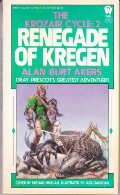 Book cover for "Renegade of Kregen" by Kenneth Bulmer