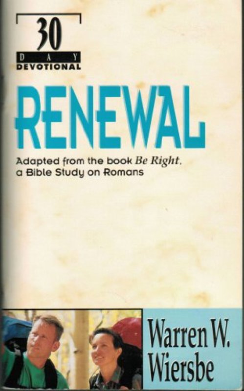 Book cover for "Renewal" by Warren W Wiersbe
