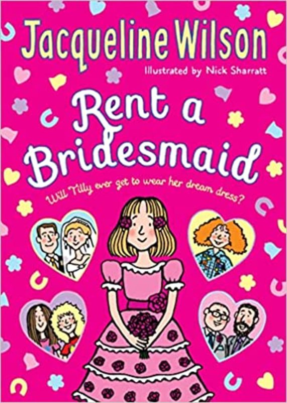 Book cover for "Rent a Bridesmaid" by Jacqueline Wilson