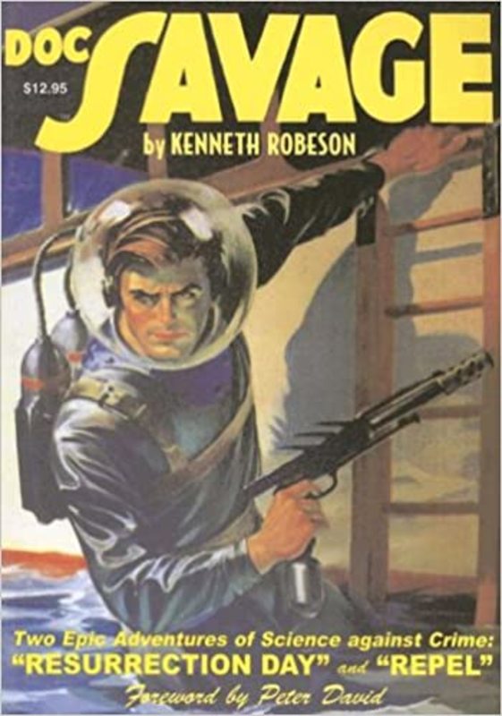 Book cover for "Repel / The Deadly Dwarf" by Lester Dent