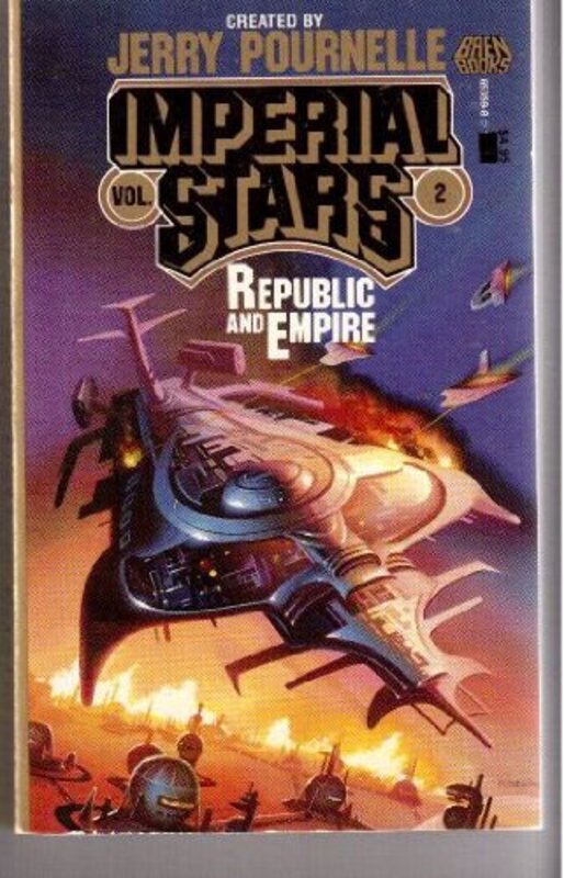 Book cover for "Republic and Empire" by Jerry Pournelle
