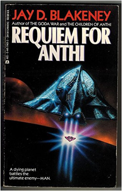 Book cover for "Requiem for Anthi" by Deborah Chester