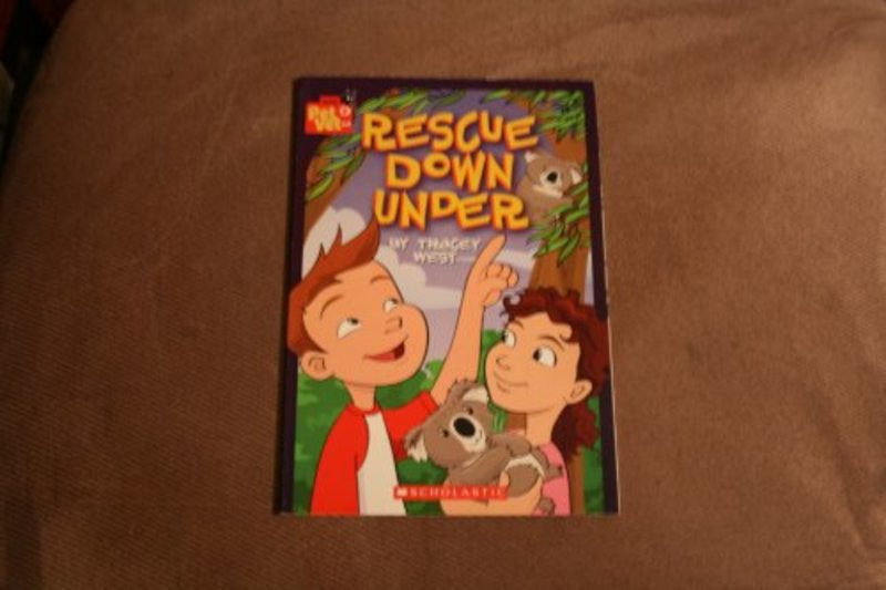 Book cover for "Rescue Down Under" by Tracey West