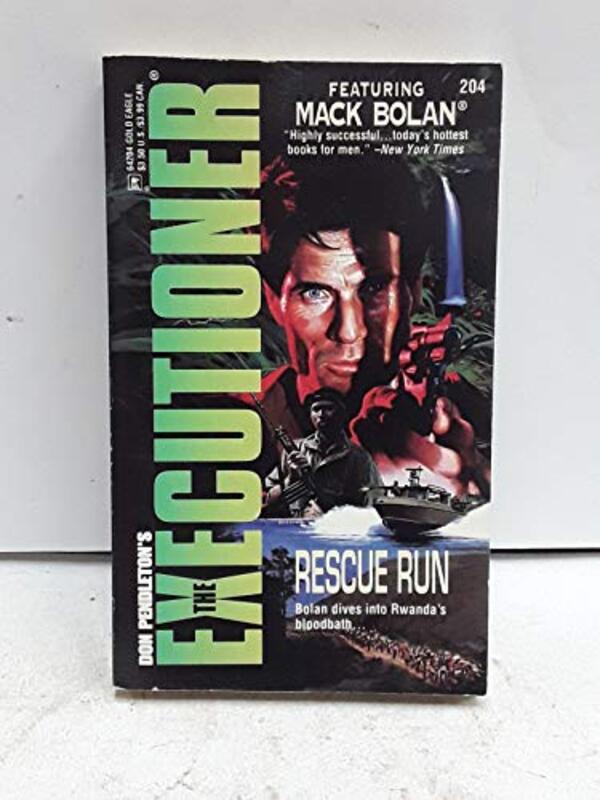 Book cover for "Rescue Run" by Don Pendleton