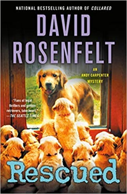 Book cover for "Rescued" by David Rosenfelt