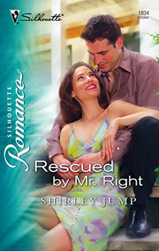 Book cover for "Rescued by Mr. Right" by Shirley Jump