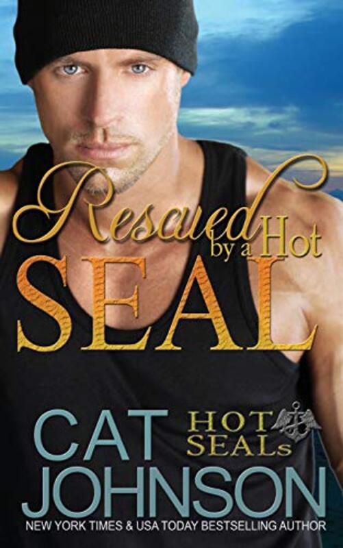 Book cover for "Rescued by a Hot SEAL" by Cat Johnson