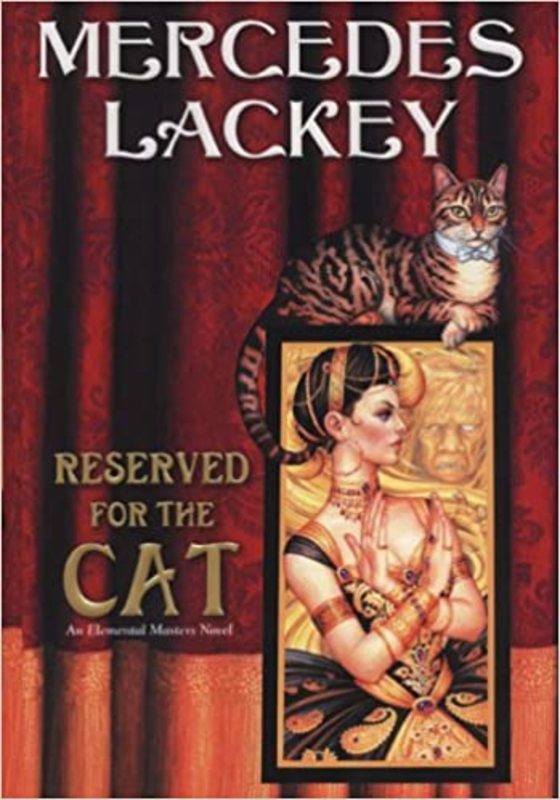 Book cover for "Reserved for the Cat" by Mercedes Lackey