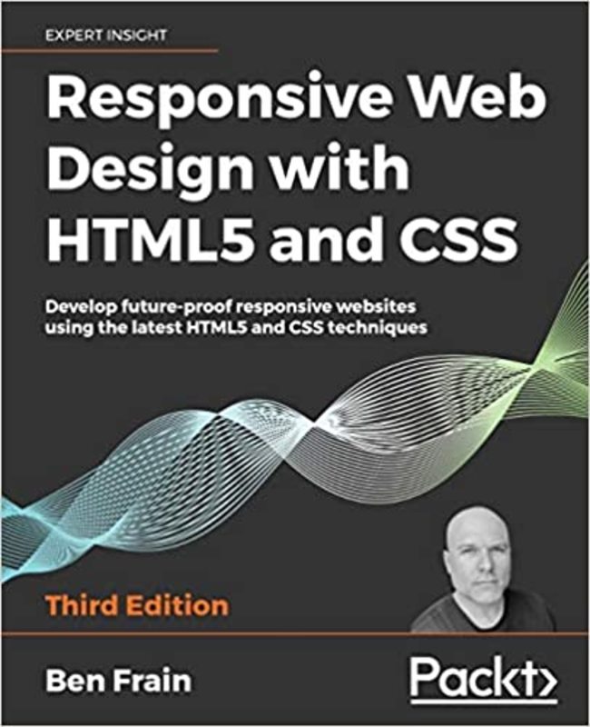 Book cover for "Responsive Web Design with HTML5 and CSS" by Ben Frain
