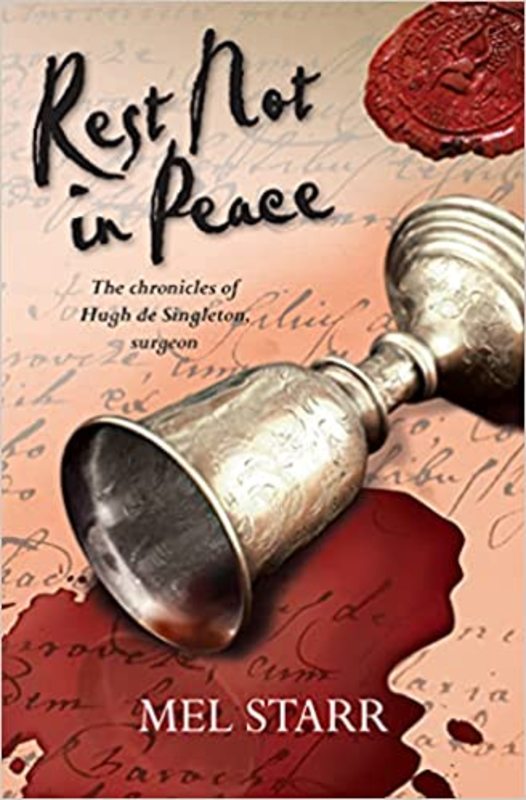 Book cover for "Rest Not in Peace" by Mel Starr