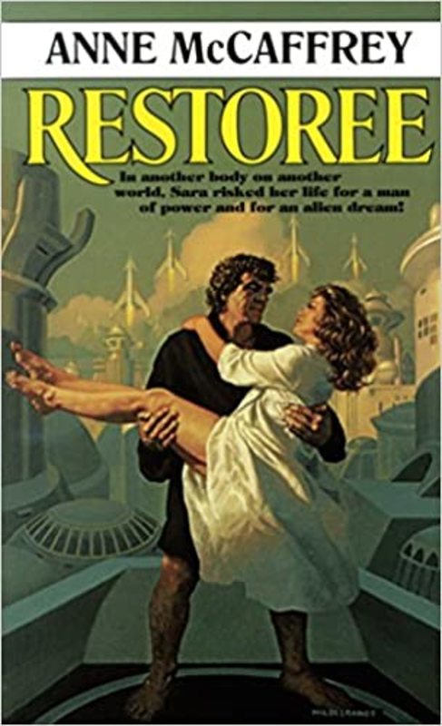 Book cover for "Restoree" by Anne McCaffrey