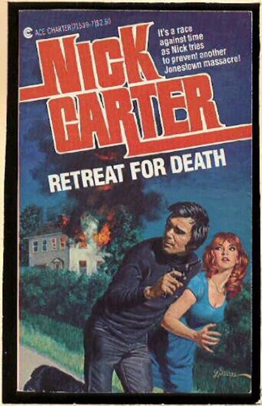 Book cover for "Retreat for Death" by Nick Carter