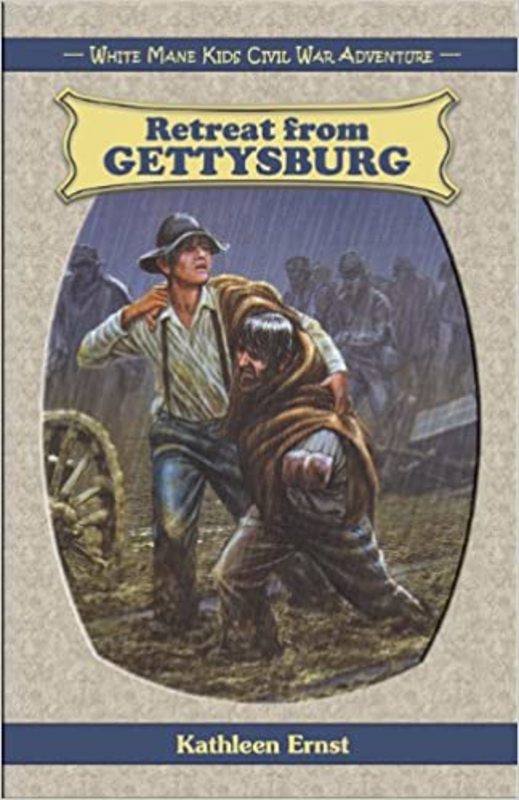 Book cover for "Retreat from Gettysburg" by Kathleen Ernst