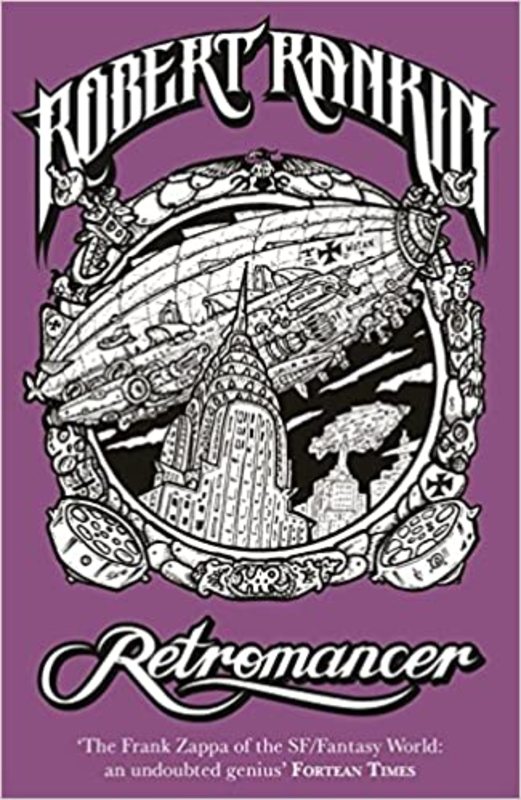 Book cover for "Retromancer" by Robert Rankin