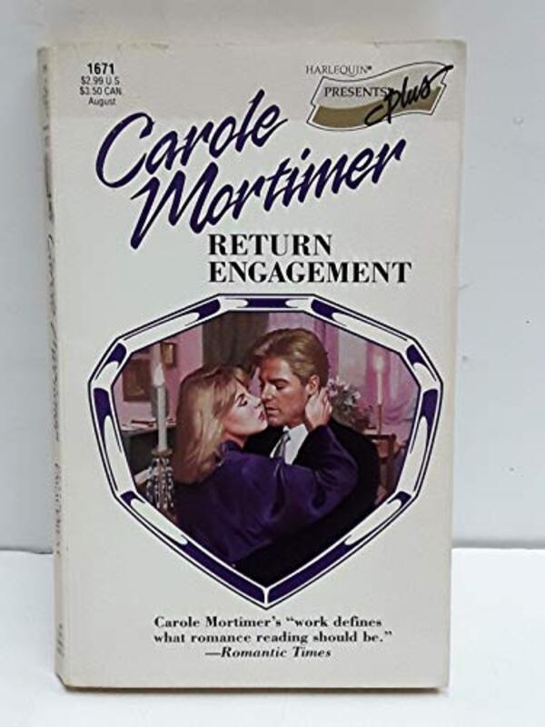 Book cover for "Return Engagement" by Carole Mortimer