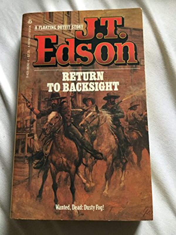 Book cover for "Return To Backsight" by JT Edson
