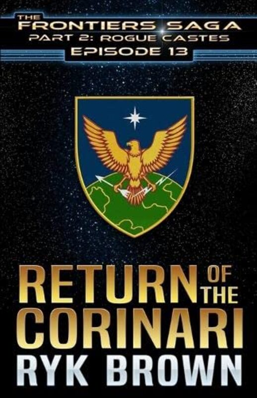 Book cover for "Return of the Corinari" by Ryk Brown