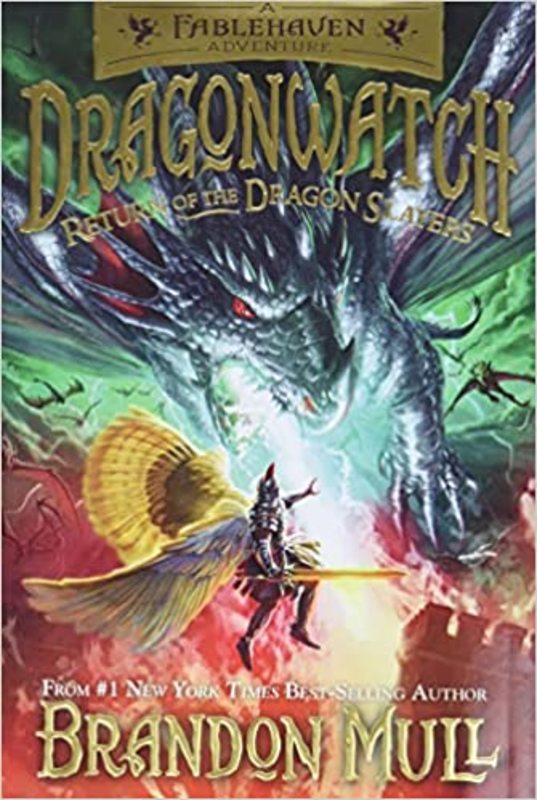 Book cover for "Return of the Dragon Slayers" by Brandon Mull