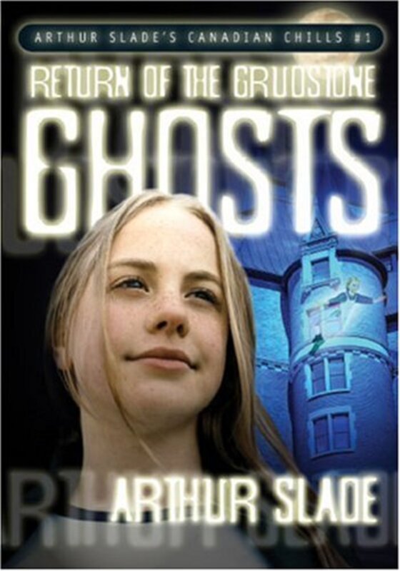 Book cover for "Return of the Grudstone Ghosts" by Arthur Slade