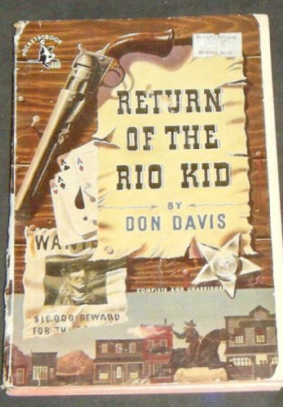 Book cover for "Return of the Rio Kid" by Davis Dresser
