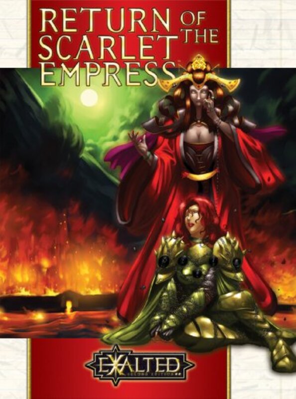 Book cover for "Return of the Scarlet Empress" by Carl Bowen