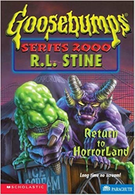 Book cover for "Return to Horrorland" by R.L. Stine