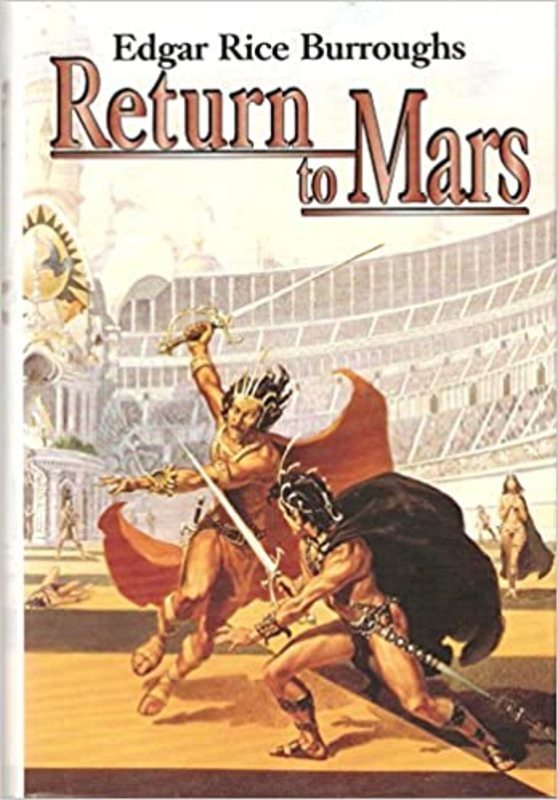Book cover for "Return to Mars" by Edgar Rice Burroughs
