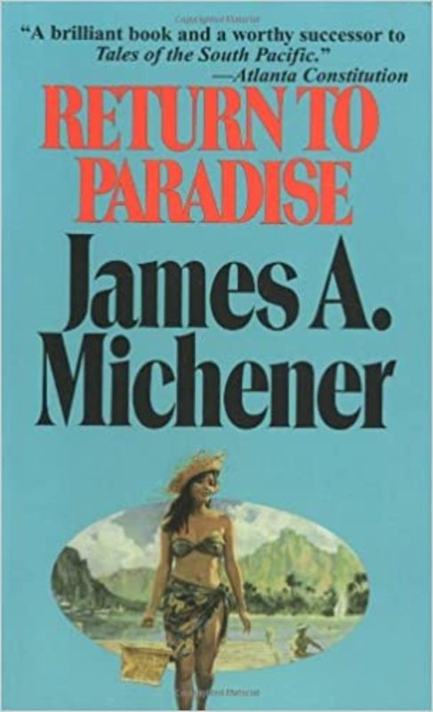 Book cover for "Return to Paradise" by James A. Michener