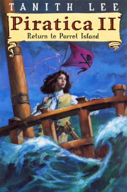 Book cover for "Return to Parrot Island" by Tanith Lee