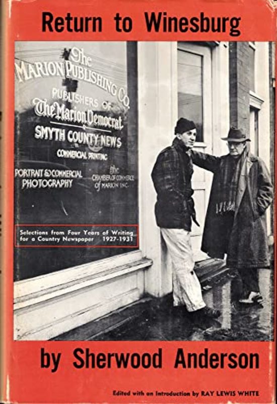 Book cover for "Return to Winesburg" by Sherwood Anderson