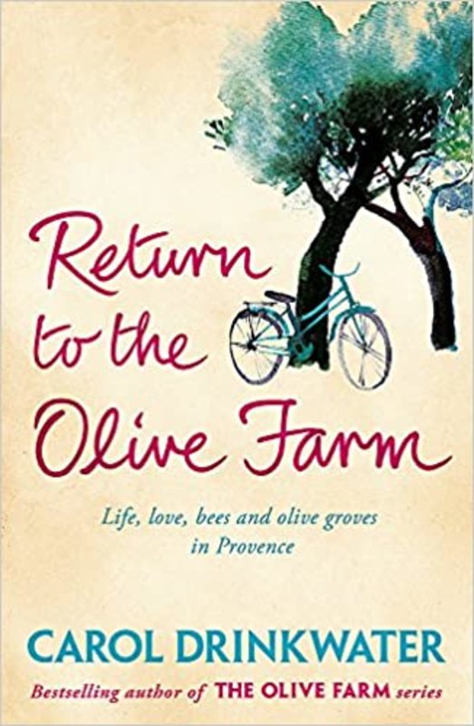 Book cover for "Return to the Olive Farm" by Carol Drinkwater