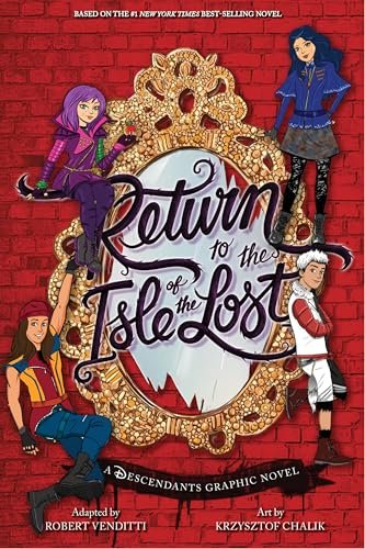 Book cover for "Return to the Isle of the Lost" by Melissa de la Cruz