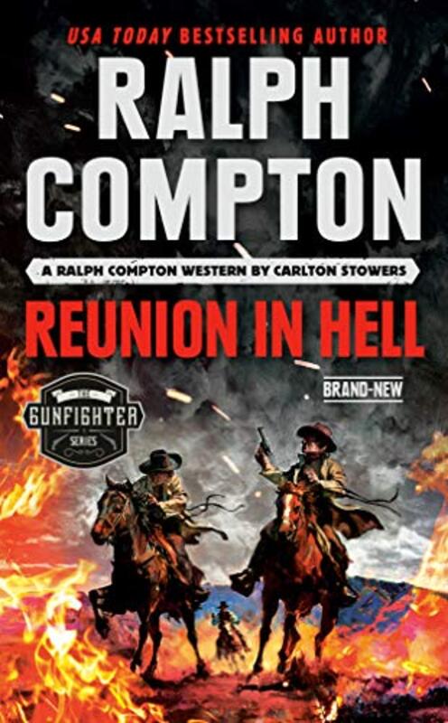 Book cover for "Reunion in Hell" by Ralph Compton