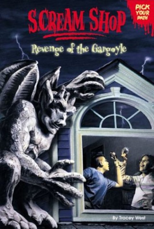 Book cover for "Revenge of the Gargoyle" by Tracey West